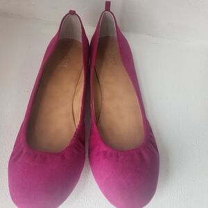 Brand NEW a.n.a Magenta Suede Ballet Flats